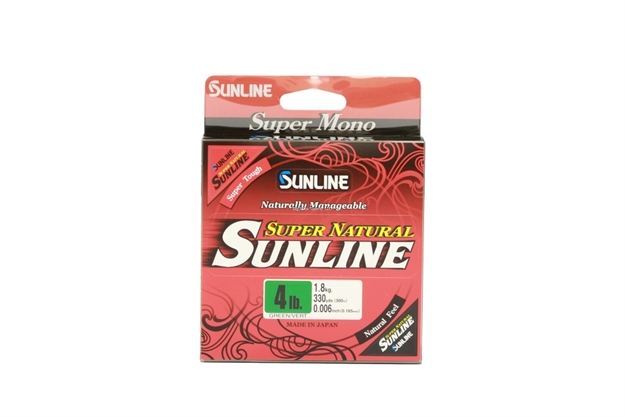 Picture of Sunline Super Natural Monofilament Line 12Lb 330Yd Jungle Green Spool 63758778