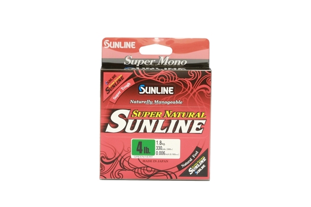 Picture of Sunline Super Natural Monofilament Line 4Lb 330Yd Jungle Green Spool 63758770