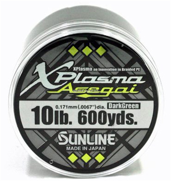 Picture of Sunline Xplasma Asegai 10Lb Dark Green 600Yd