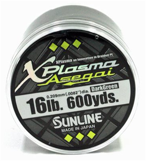 Picture of Sunline Xplasma Asegai 16Lb Dark Green 600Yd