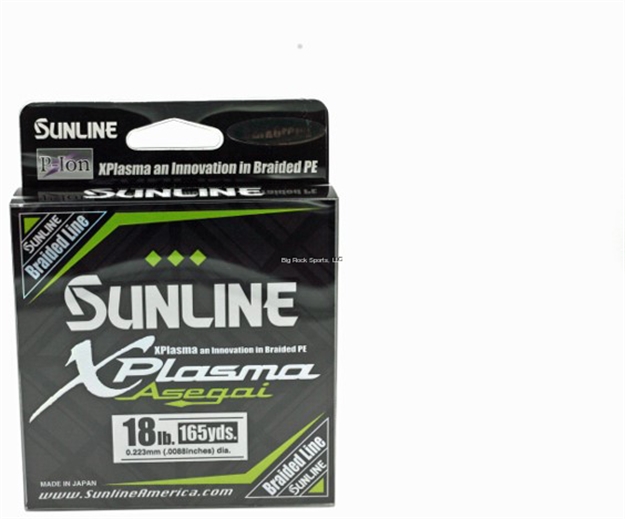 Picture of Sunline Xplasma Asegai P-Ion 8 Strand PE Braid 18Lb 165Yd Dark Green