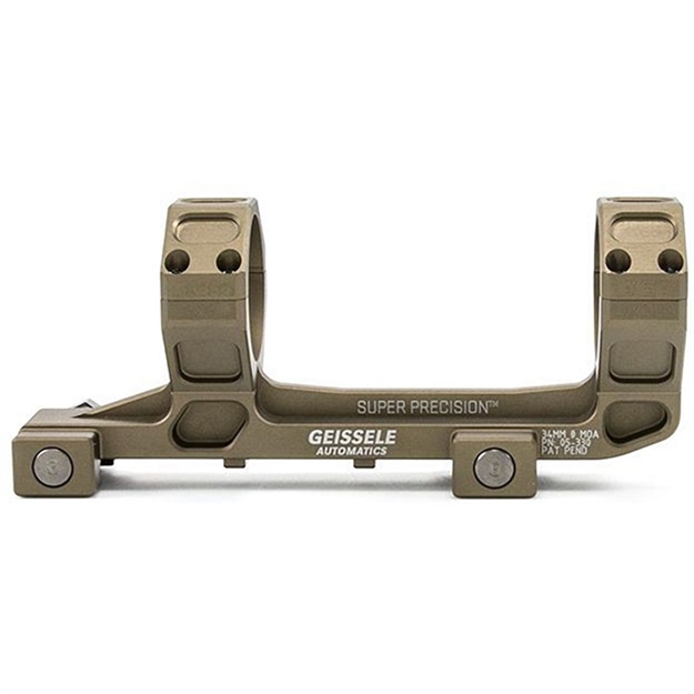 Picture of Geissele Automatics  Ar15 Super Precision Scope Mount/Ring Combo Desert Dirt Color Anodized 05-417S 817953020227