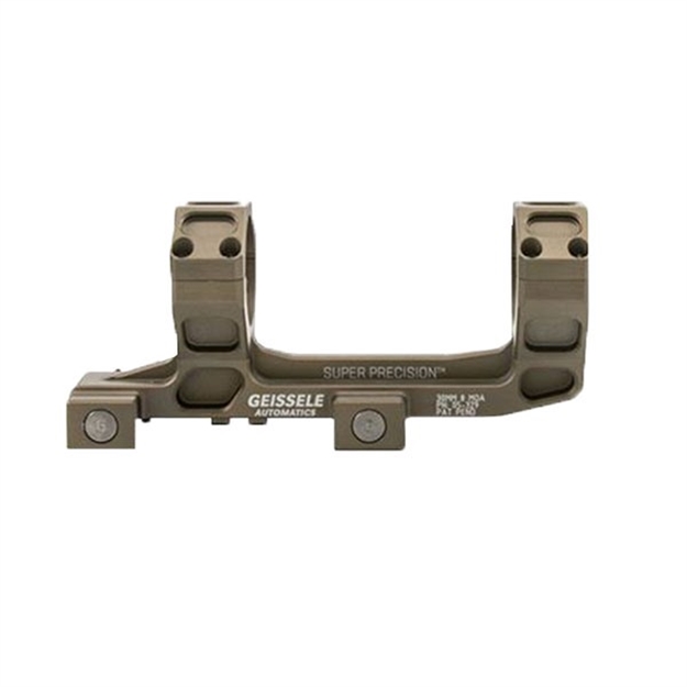 Picture of Geissele Automatics  Ar15 Super Precision Scope Mount/Ring Combo Desert Dirt Color Anodized 05-404S 817953020180