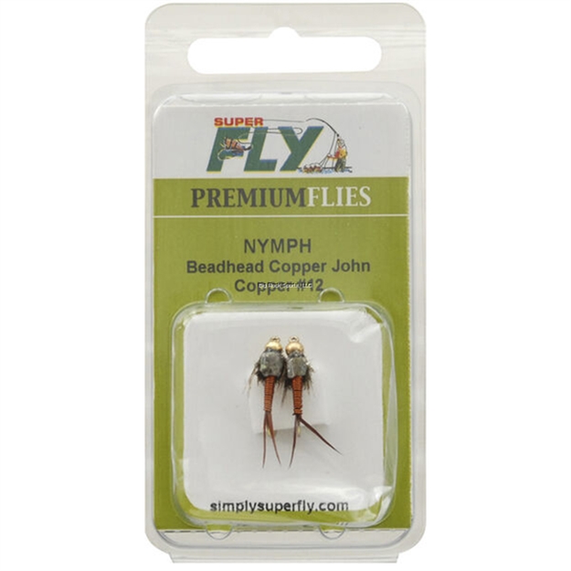 Picture of Superfly Nymph BH Copper John Black 2/Pk