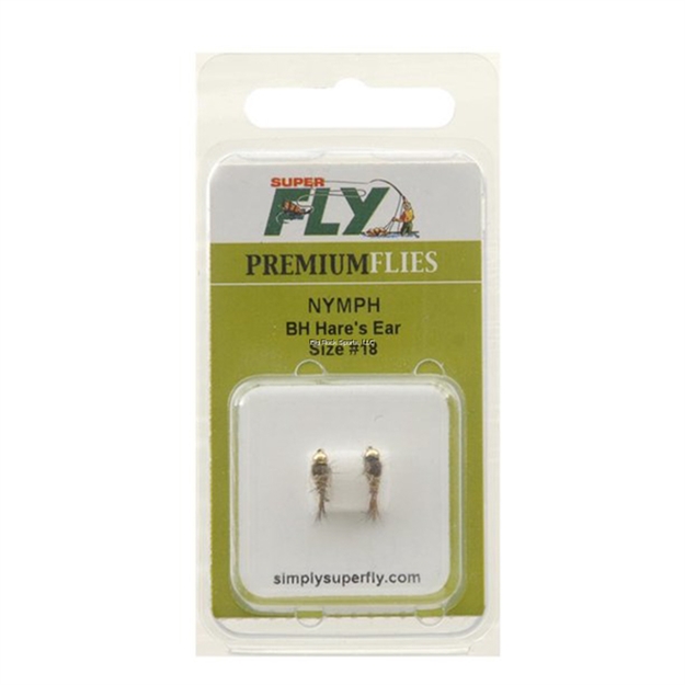 Picture of Superfly Nymph BH Hares Ear 2/Pk Fly1009-14P-Us