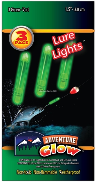 Picture of Supreme Glow 1.5" Green Lure Glow Light, 3 Per Pack