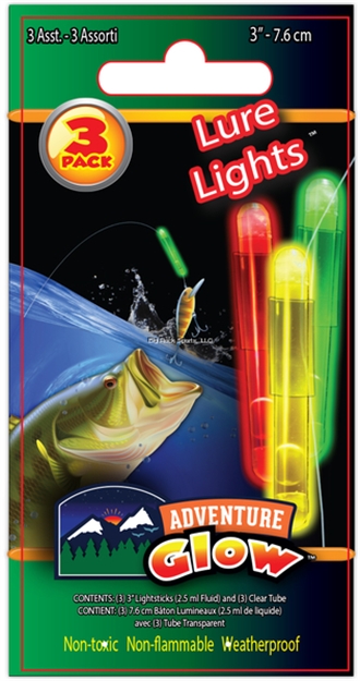 Picture of Supreme Glow 3" Assorted Lure Glow Light, 3 Per Pack
