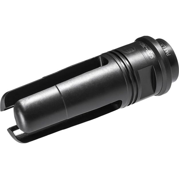Picture of  Surefire Sf3p7625824 Socom 3-Prong Flash Hider Black Dlc Stainless Steel With 5/8"-24 Tpi Threads & 2.60" Oal For 7.62Mm Ar-10 084871319171