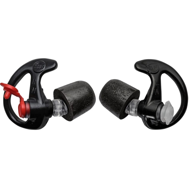 Picture of Surefire Comply Foam Tipped Filtered Earplugs LG 25 Pair Blk