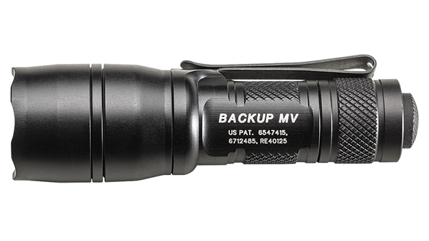 Picture of Surefire E1bmv E1b Backup Maxvision Black Anodized Aluminum White Led 5/400 Lumens 86 Meters Range E1B-MV 084871326162