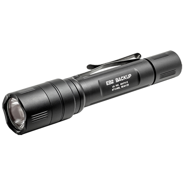 Picture of Surefire Eb2cabk Eb2 Backup Led 5/500 Lumens Cr123a (2) Click Switch Alum Black
