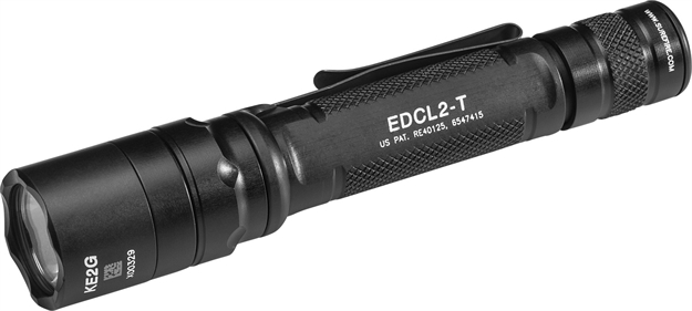 Picture of Surefire Edcl2t Everyday Carry Light 2  Black Anodized 5/1,200 Lumens White Led EDCL2-T 084871326858
