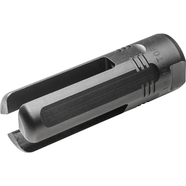 Picture of  Surefire 3Peliminator5561228 3P Eliminator Flash Hider Black Nitride Stainless Steel With 1/2"-28 Tpi Threads & 2.60" Oal For 5.56X45mm Nato M16, M4 084871323505