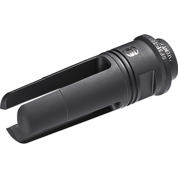 Picture of Surefire Sf3p655824 3-Prong Flash Hider 5/8"-24 Tpi 2.60" Black Dlc Stainless Steel For 6Mm, 6.5Mm, 260 Cal
