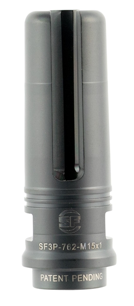 Picture of Surefire Sf3p762 Suppressor Adapter Flash Hider Hk417 7.62 51Mm Stainless Steel 2.8"