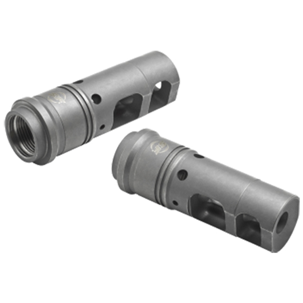 Picture of  Surefire Sfmb7625824 Socom Muzzle Brake Black Dlc Stainless Steel With 5/8"-24 Tpi Threads For 7.62Mm Ar-10