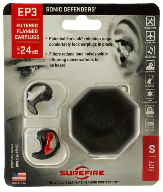 Picture of Surefire Sonic Dfndr SM Blk 1 Pair