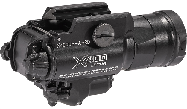 Picture of  Surefire X400uhard X400uh-A-Rd Ultra Masterfire Black Anodized 1000 Lumens White Led/Red Laser 084871326414