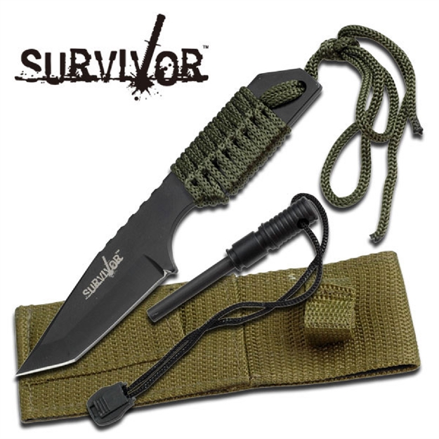 Picture of Survivor Fixed 3.0 IN Blade Paracord Handle
