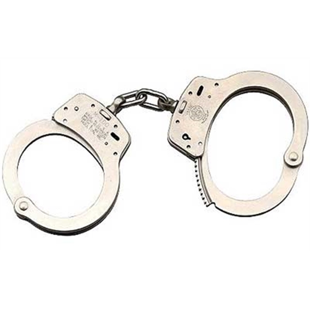 Picture of Smith & Wesson 100 Handcuffs Standard Size Nickel 350103 022188501032