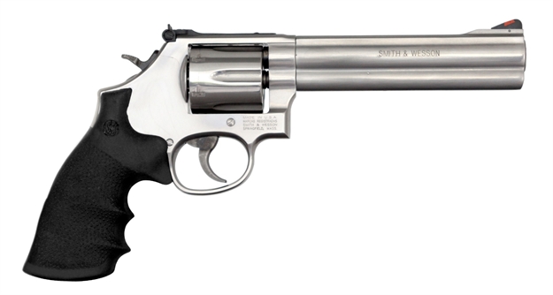 Picture of Smith & Wesson 686 Distinguished Combat Revolver 357 Mag, 6 In, Syn Grp, 6 Rnd, Medium S/S Frame 164224