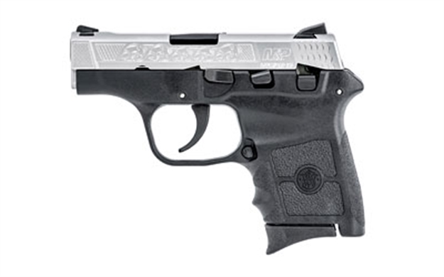 Picture of Smith & Wesson M&P Bodguard 380 Machine Engraved Slide, 380 Auto, 2-3/4", Two-Tone, 6 Rnd 10110
