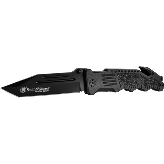 Picture of S&W Border Guard Folder 4.5 IN Black Blade Aluminum Handle