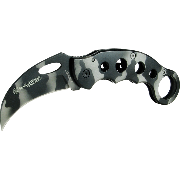Picture of SW Extreme Ops Karambit Folder 2.75 IN Camo Blade SS Handle CK32C