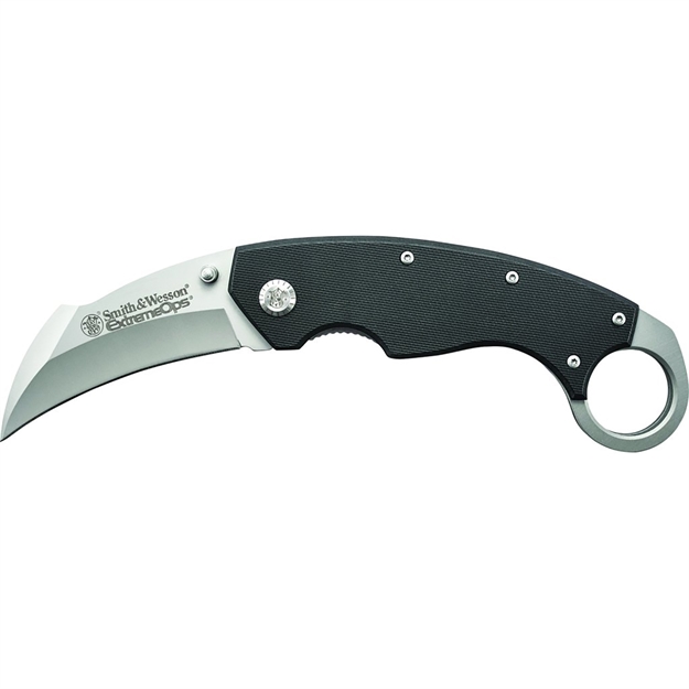 Picture of S&W Extreme Ops Karambit Folder 3.0 IN BB Blade G-10 Handle
