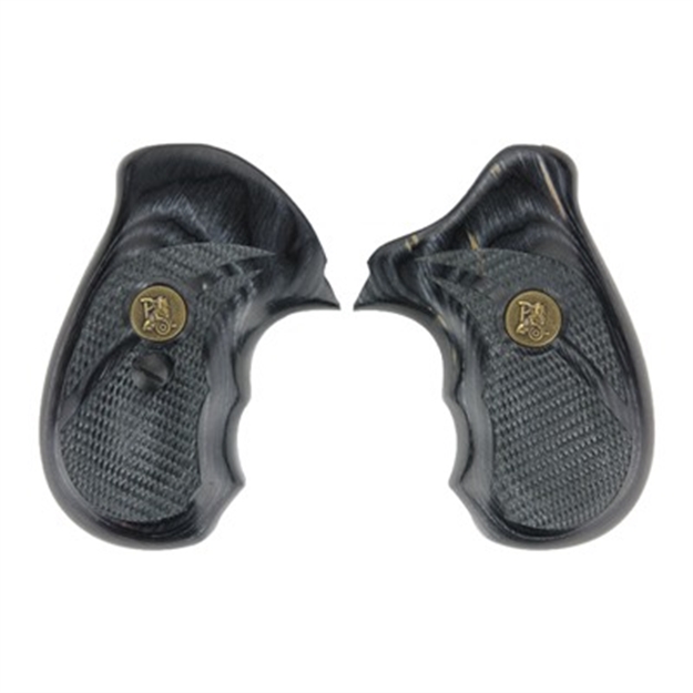 Picture of S&W J Frame Charcoal Silvertone Checkered