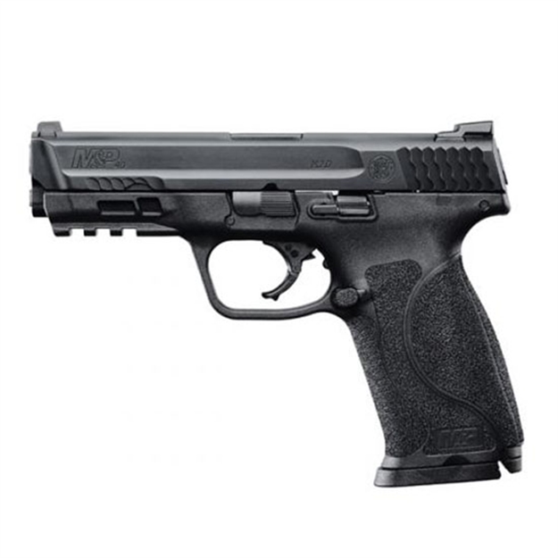 Picture of  Smith & Wesson 11762 M&P M2.0  Full Size 40 S&W 10+1, 4.25" Black Stainless Steel Barrel, Black Armornite Serrated Stainless Steel Slide, Matte Black Polymer Frame W/Picatinny Rail