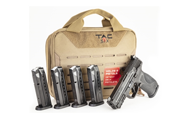 Picture of  Smith & Wesson 13734 M&P M2.0 Bundle Full Size 9Mm Luger 17+1 4.25" Black Barrel, Black Armornite Optic Ready/Serrated Slide, Matte Black Polymer Frame W/Picatinny Rail, 5 Magazines 022188892925