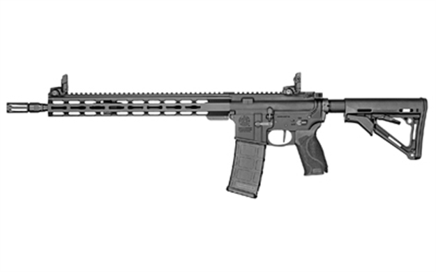 Picture of  Smith & Wesson 13551 M&P15t II Limited Edition Engraved 5.56X45mm Nato 16" 30+1 Matte Black Engraved Rec Raptor-Lt CH Magpul Ctr Stock M&P Grip With Interchangeable Palmswells Right Hand