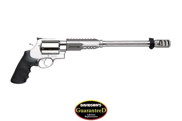 Picture of  Smith & Wesson 170339 Performance Center Model 460 Xvr 460 S&W Mag 5Rd 14" MB Stainless Steel Barrel & Cylinder Satin Stainless Steel Frame With Black Polymer Grip Includes Bipod