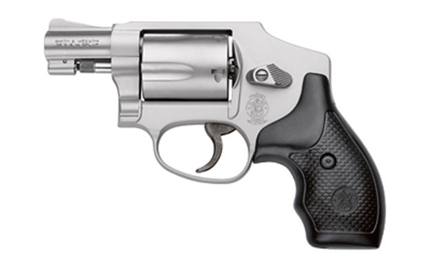 Picture of Smith & Wesson 642 Pro Revolver 38 Spl, 1.875 In, Syn Grp, 5 Rnd, Integral Front & Fixed Rear, Small Silver Frame 178042 022188780420