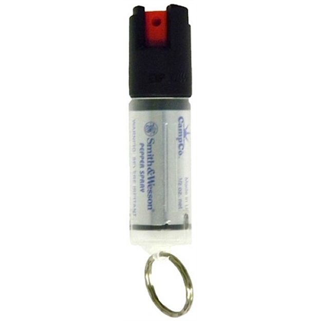 Picture of  S&W Pepper Spray 1201 Pepper Spray  OC Pepper Range 10 FT 0.50 OZ Clear Includes Keycap 024718912011