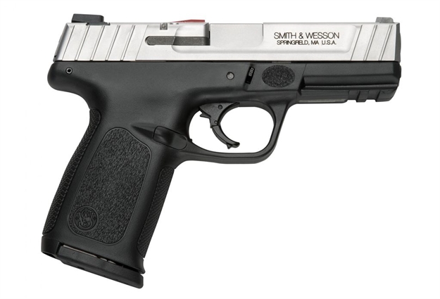 Picture of Smith & Wesson Sd9 VE Semi Auto Pistol 9Mm, 4 In, Poly Grp, 10+1 Rnd, Blk Frame, Self Defense Trgr 123903