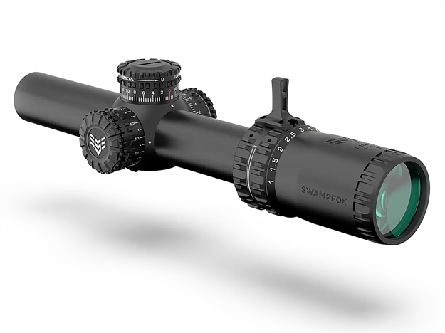 Picture of Swampfox Optics Arh11024gb Arrowhead  Black 1-10X 24Mm 30Mm Tube Guerrilla Dot Bdc Reticle ARH11024-GB