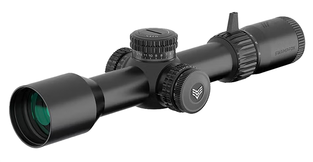 Picture of Swampfox Optics Twk525563l Warhawk  Black 5-25X56mm 34Mm Tube Sharpshooter Mil Reticle 100047515