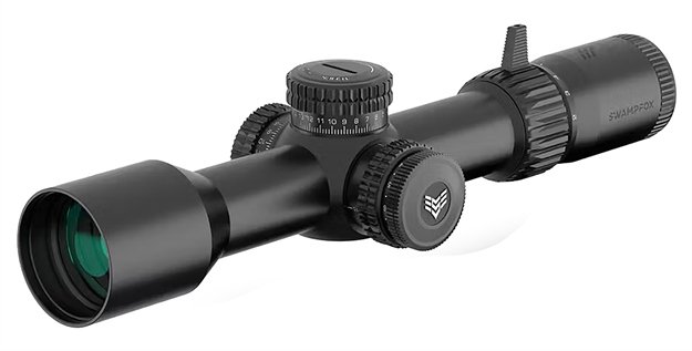 Picture of Swampfox Optics Twk525563m Warhawk  Black 5-25X56mm 34Mm Tube Sharpshooter Moa Reticle 100047514 889157001005