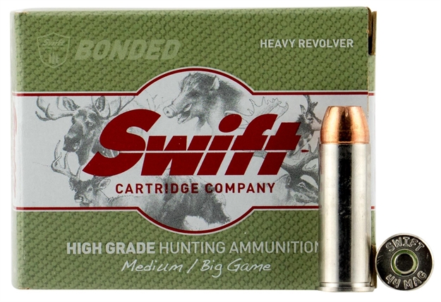 Picture of Swift 10005 A-Frame Heavy Revolver 44 Remington Magnum 300 GR Hollow Point 20 Bx/ 10 CS