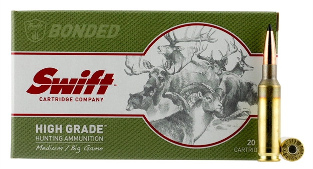 Picture of Swift 10106 Medium/Big Game Scirocco II 6.5 Creedmoor 130 GR Spitzer Boat Tail 20 Bx/ 10 CS