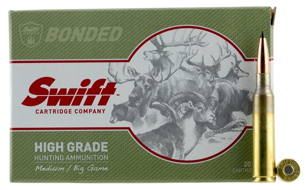 Picture of Swift 10110 Medium/Big Game 6.5X55 Swedish 130 GR Spitzer 20 Bx/ 10 CS
