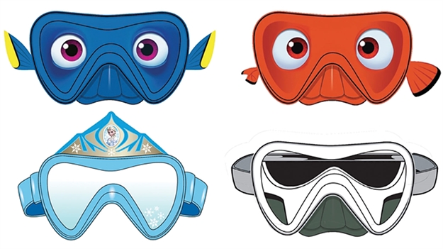 Picture of Swimways Mask Character 6 Assort