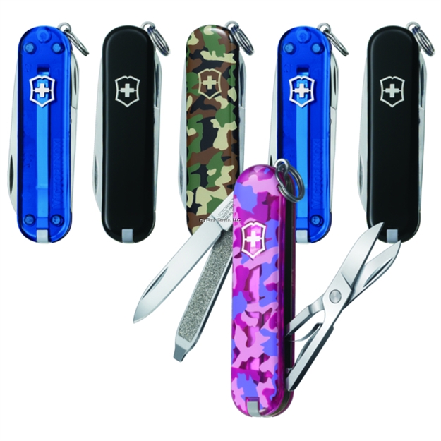 Picture of Swiss Army 6Pk Classic Knives Assorted Colors Blstr PK