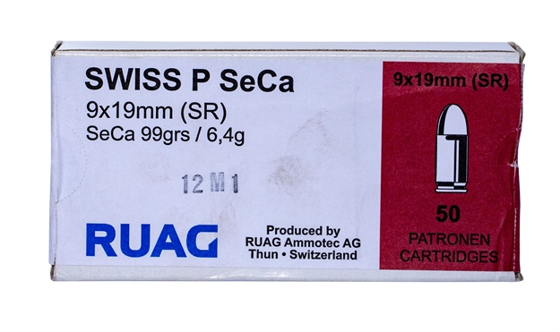 Picture of Swiss P 363841000 9X19mm (Sr) S              20/50