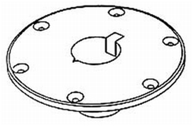 Picture of Swivl-Eze Base Wedge 9In Alu