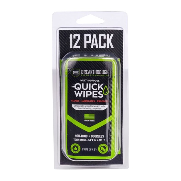 Picture of Break Through Clean Tech Clean Tech Multipurp Clp Quickwipes 5"X6" 12Pk BT-CLP-QW-12PK 854325008995