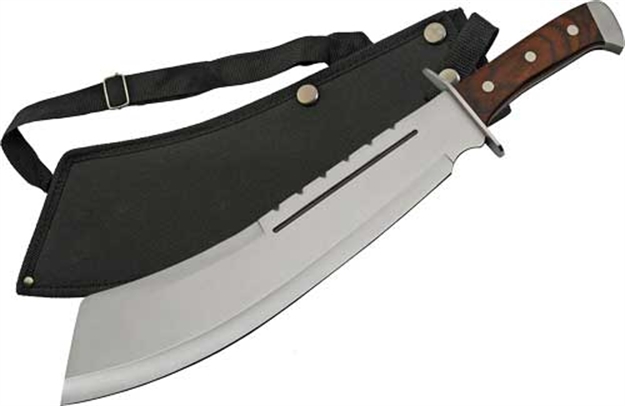 Picture of Szco Rite Edge Rite Edge 13.5" Wood Bully Machete SS Blade W/Shth! 926948WD