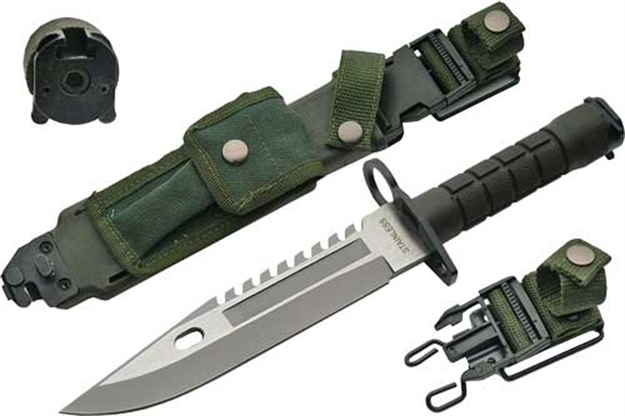 Picture of Szco Rite Edge Rite Edge 7.75" M-9 Commando Knife W/Sheath 210997 801608009972